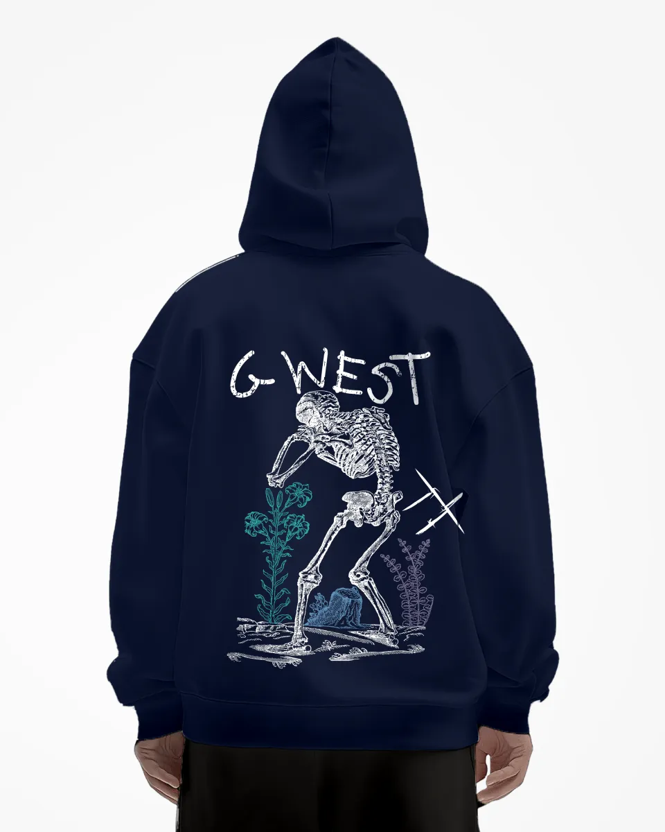 G West Sorrow Skeleton Heavy Premium Hoodie - 6 Colors