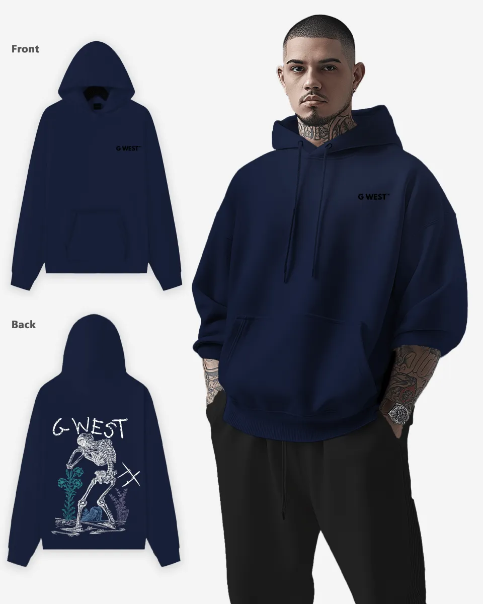 G West Sorrow Skeleton Heavy Premium Hoodie - 6 Colors