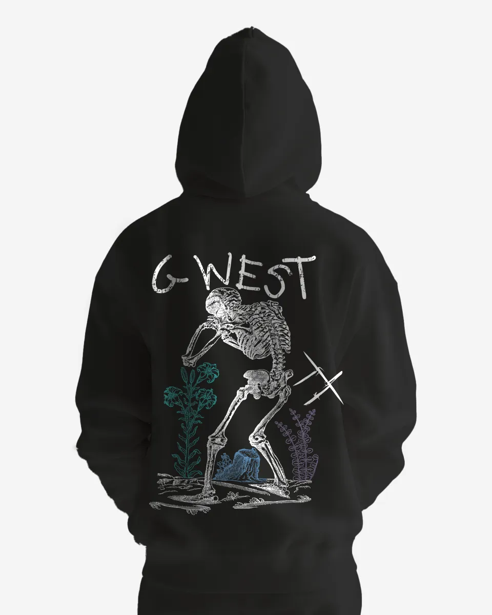 G West Sorrow Skeleton Heavy Premium Hoodie - 6 Colors