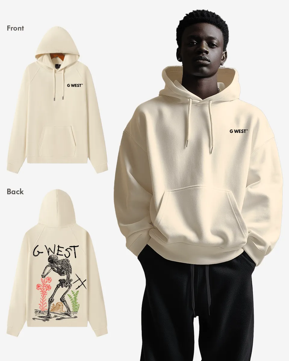 G West Sorrow Skeleton Heavy Premium Hoodie - 6 Colors