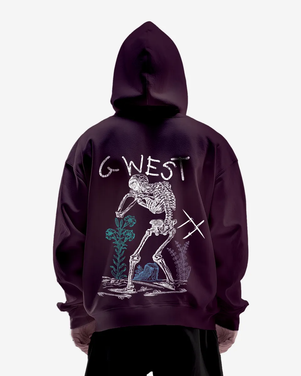 G West Sorrow Skeleton Heavy Premium Hoodie - 6 Colors