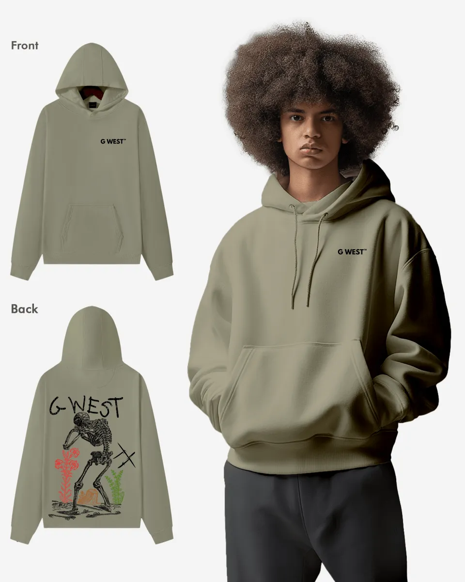 G West Sorrow Skeleton Heavy Premium Hoodie - 6 Colors