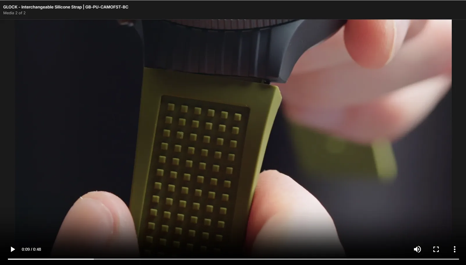 GLOCK - Interchangeable Silicone Strap | GB-PU-CAMOFST-BC