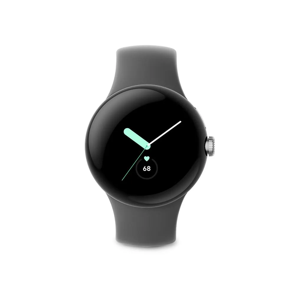 Google Pixel Watch, (Wi-Fi), silver/charcoal