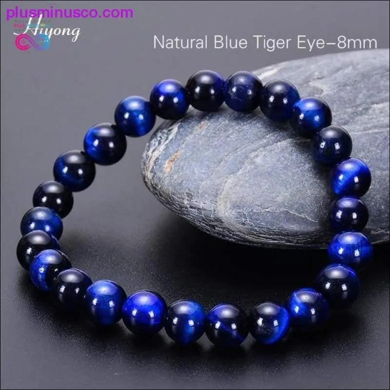 Green Tiger Eye Bracelet Natural Stone Energy Healing Beads