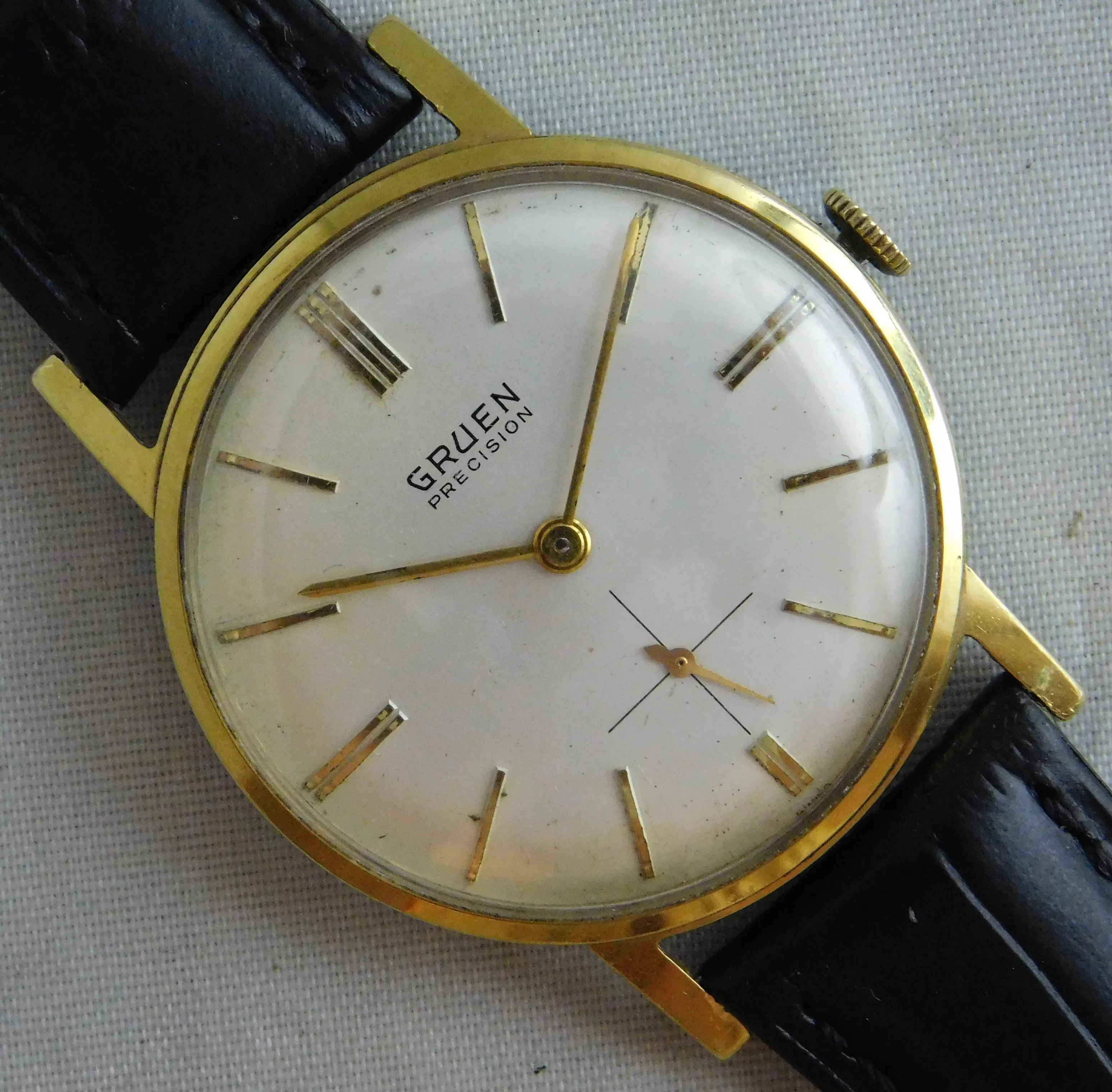 Gruen Precision 510 James Bond 007 Sean Connery Vintage 1960's Mens Watch....33mm