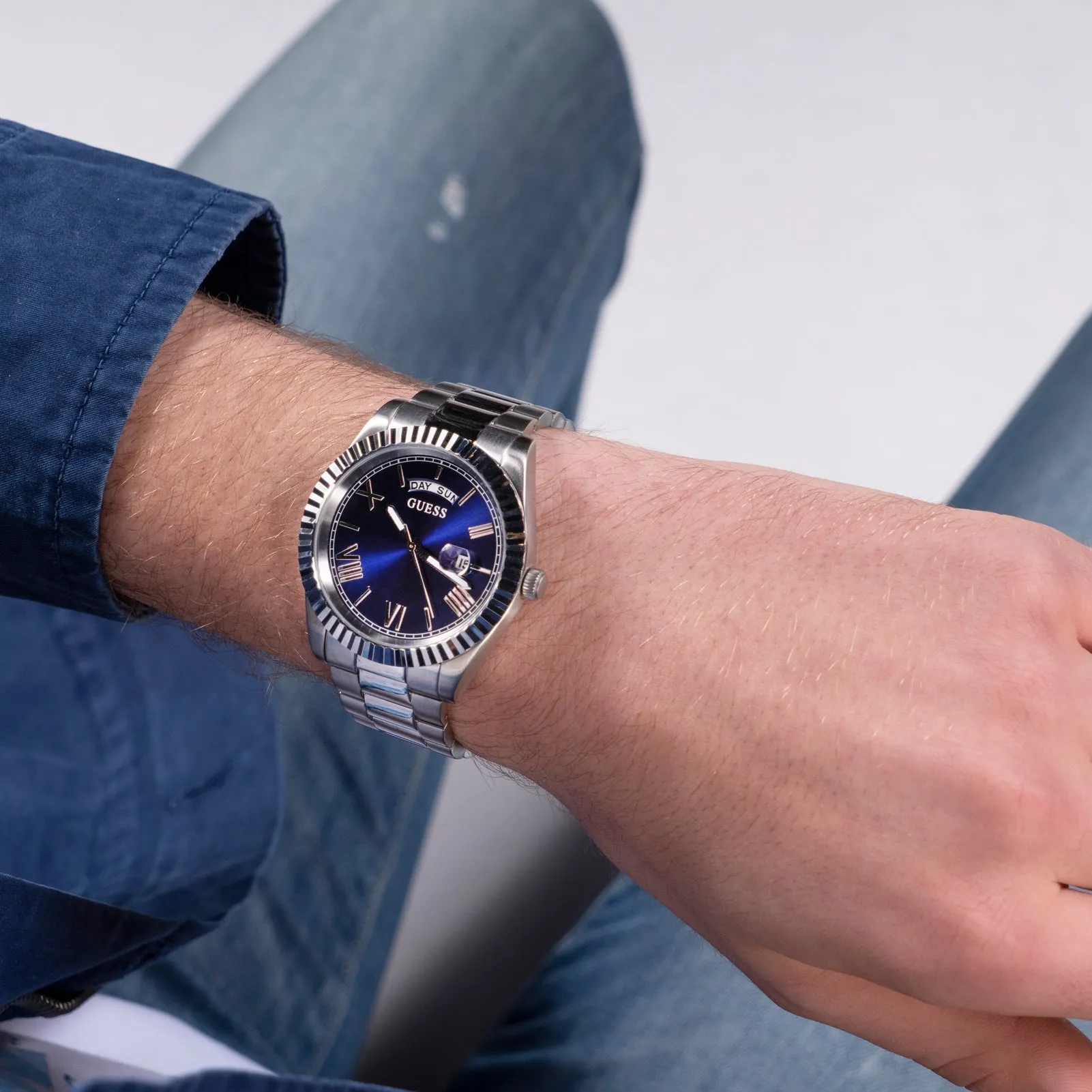 Guess GW0265G7 Men's Connoisseur Blue Watch