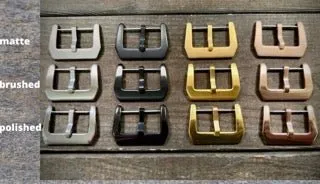 Italian leather watch strap 4 mm thick, handmade in Finland -  16mm, 17 mm, 18mm, 19 mm, 20mm, 21mm, 22mm, 23 mm, 24mm, 25 mm, 26 mm.