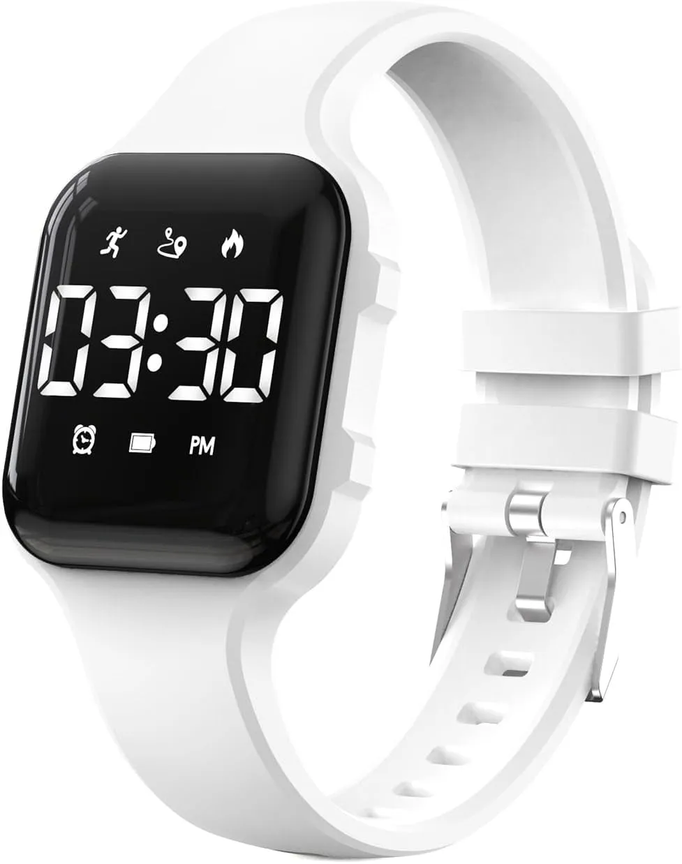 Kids Step Counter Watch, Digital Pedometer, Fitness Tracker Wristwatch, Waterproof Sport Watch, for Children Boys Girls Teens