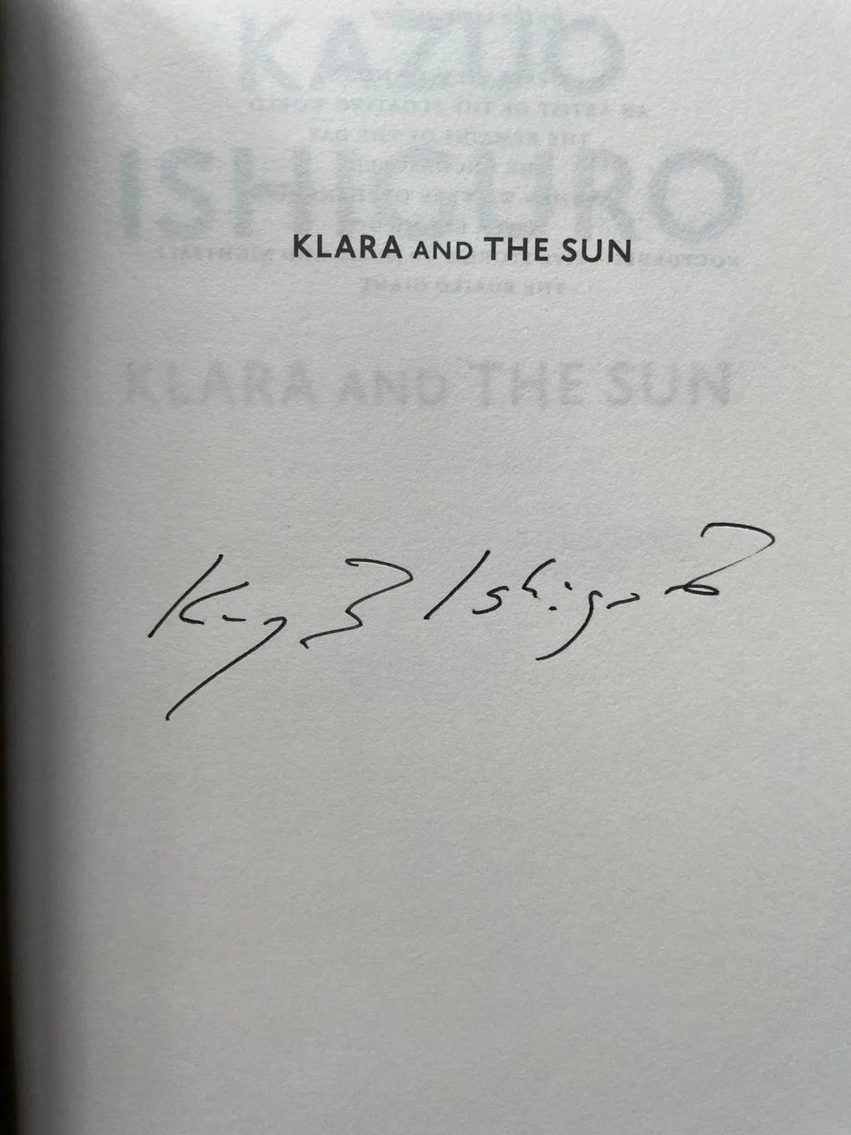Klara and the Sun