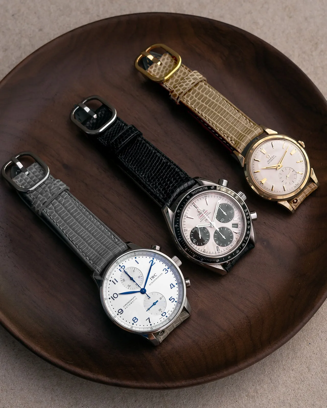 Lizard Leather Strap (Natural, Glazed)