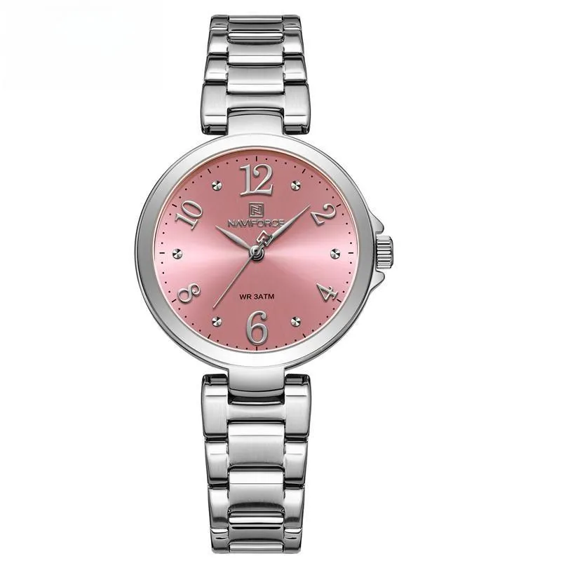 Luxury Quartz Watches For Women Fashion Simple Stainless Steel Waterproof Ladies Wristwatch