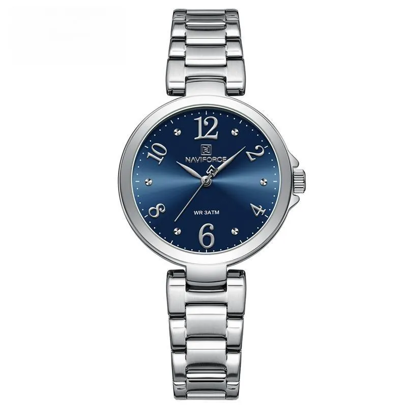 Luxury Quartz Watches For Women Fashion Simple Stainless Steel Waterproof Ladies Wristwatch