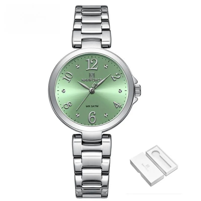 Luxury Quartz Watches For Women Fashion Simple Stainless Steel Waterproof Ladies Wristwatch
