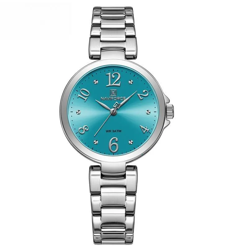 Luxury Quartz Watches For Women Fashion Simple Stainless Steel Waterproof Ladies Wristwatch