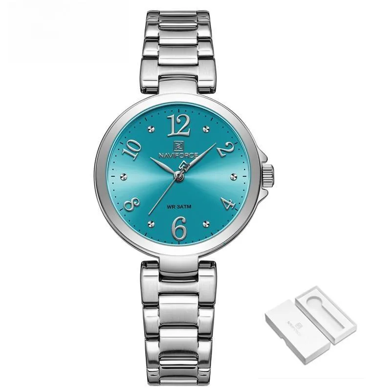 Luxury Quartz Watches For Women Fashion Simple Stainless Steel Waterproof Ladies Wristwatch