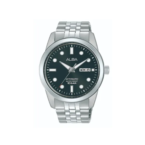 MECHANICAL BLK DIAL SILVER STEEL 42MM- AL4661X1Q
