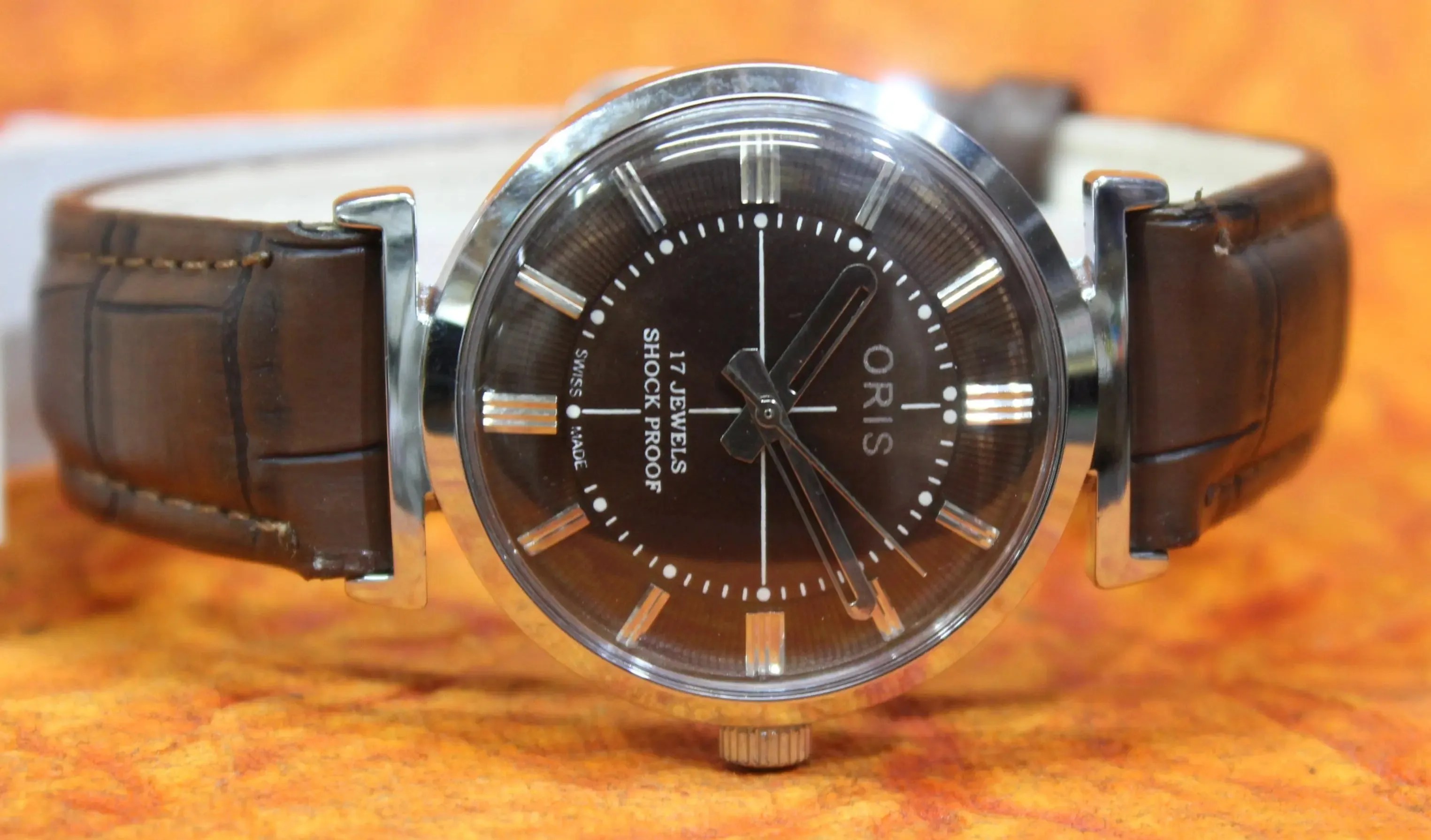 Men's Antique Watch ORIS Vintage 17 Jewels ST96 Mechanical Hand Wind Mechanism