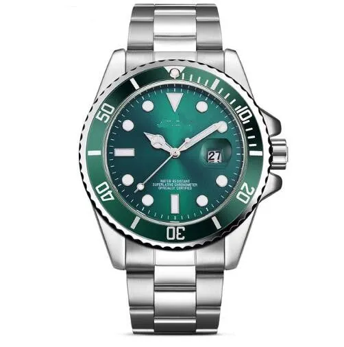 Mens Stainless Steel Analog Dress Watch Waterproof Mechanical Stem