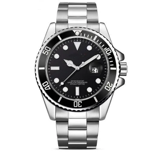 Mens Stainless Steel Analog Dress Watch Waterproof Mechanical Stem