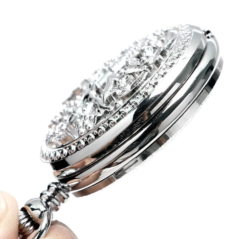 Mermaid Quartz Pocket Watch