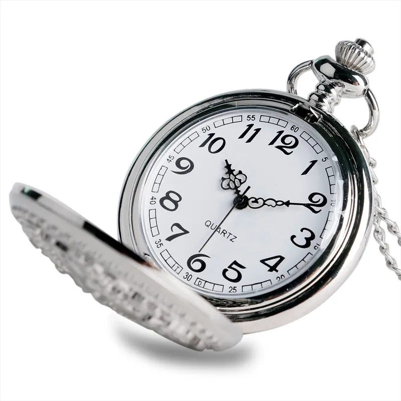 Mermaid Quartz Pocket Watch