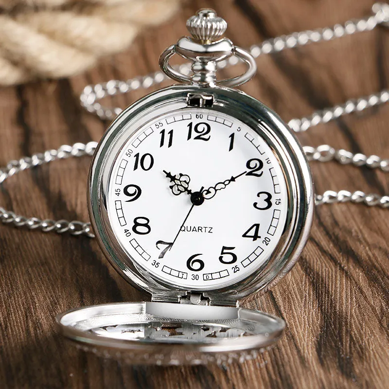 Mermaid Quartz Pocket Watch