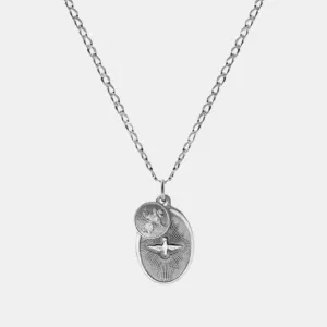 Mini Dove Pendant Necklace (Sterling Silver)