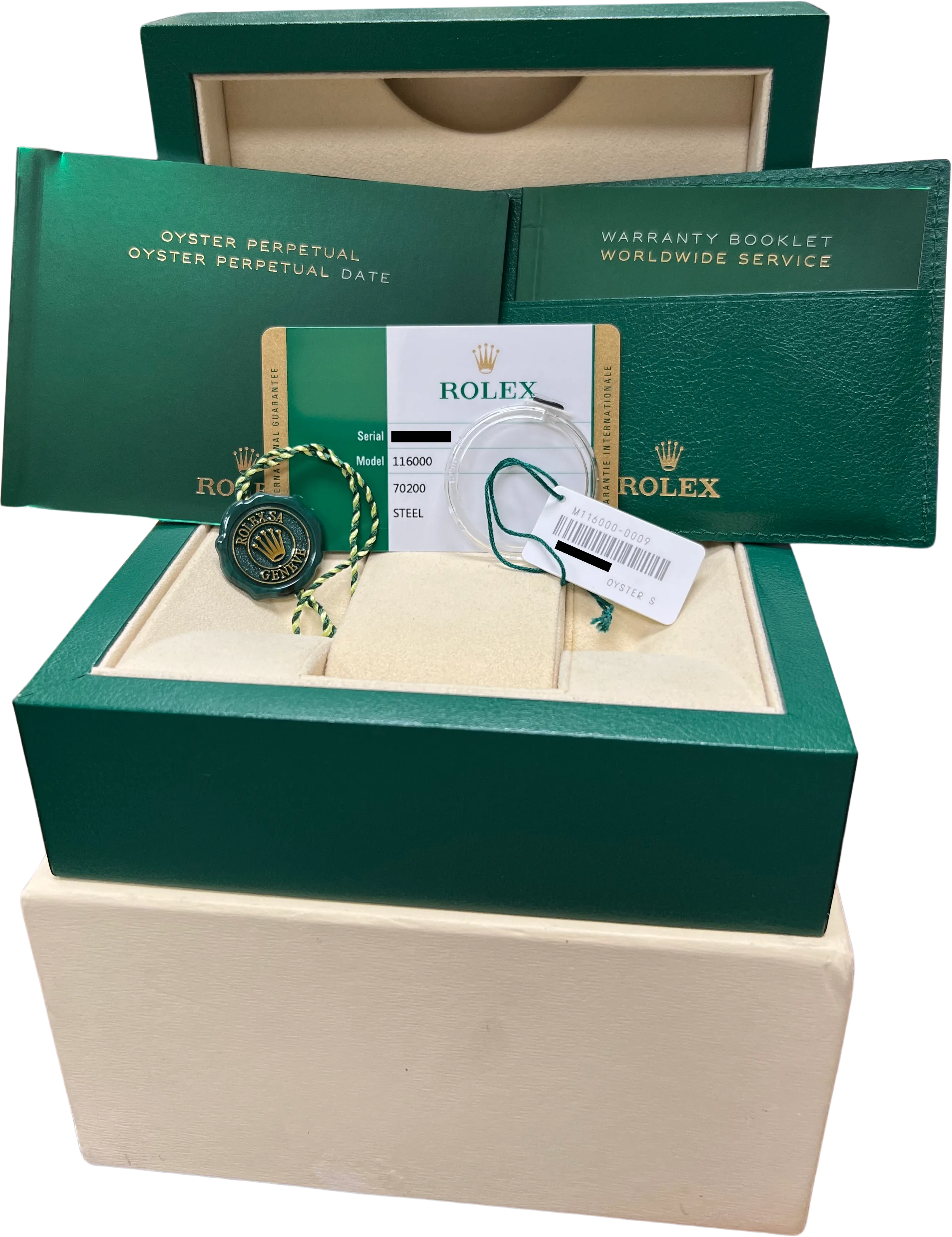 MINT 2018 PAPERS Rolex Oyster Perpetual 36mm Gray DOMINO Steel Watch 116000 BOX