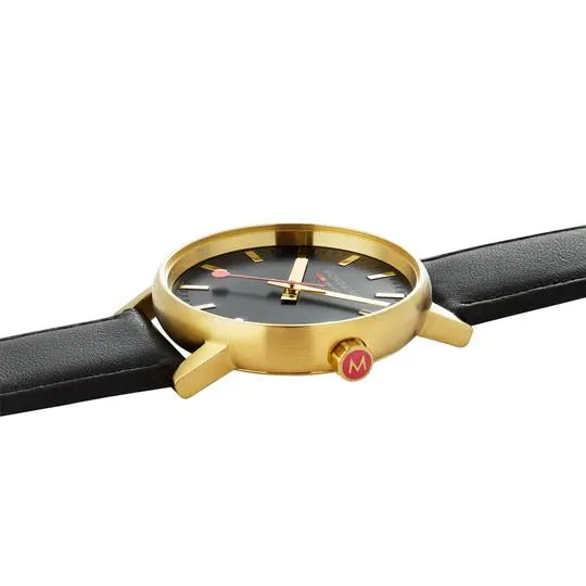 Mondaine Official EVO2 Golden Stainless Steel Watch MSE.40122.LB