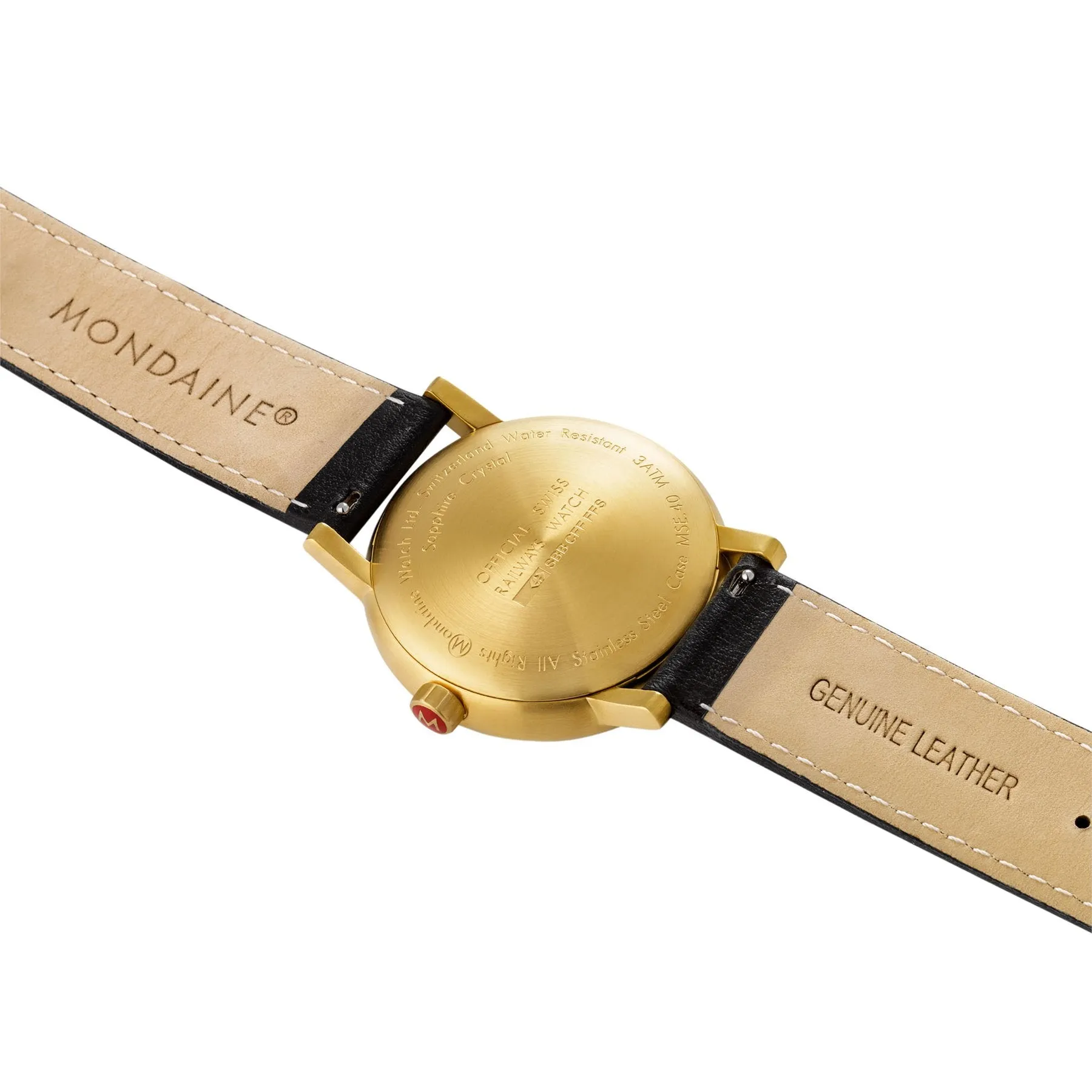 Mondaine Official EVO2 Golden Stainless Steel Watch MSE.40122.LB