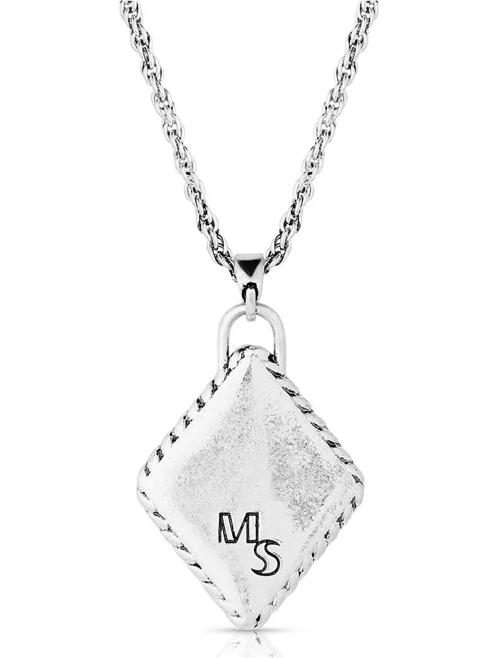 Montana Silversmiths NC6127 Womens High Noon Cobblestone Necklace Silver