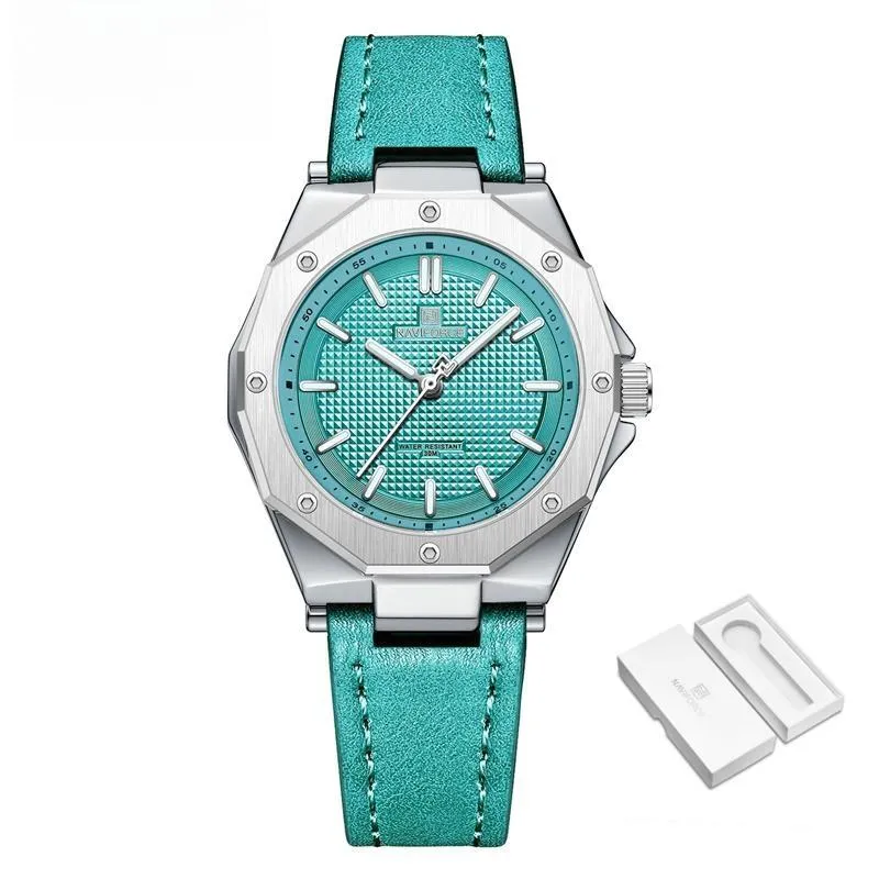 New Watch Women Fashion Casual Leather Belt Watches Simple Ladies' Quartz Clock