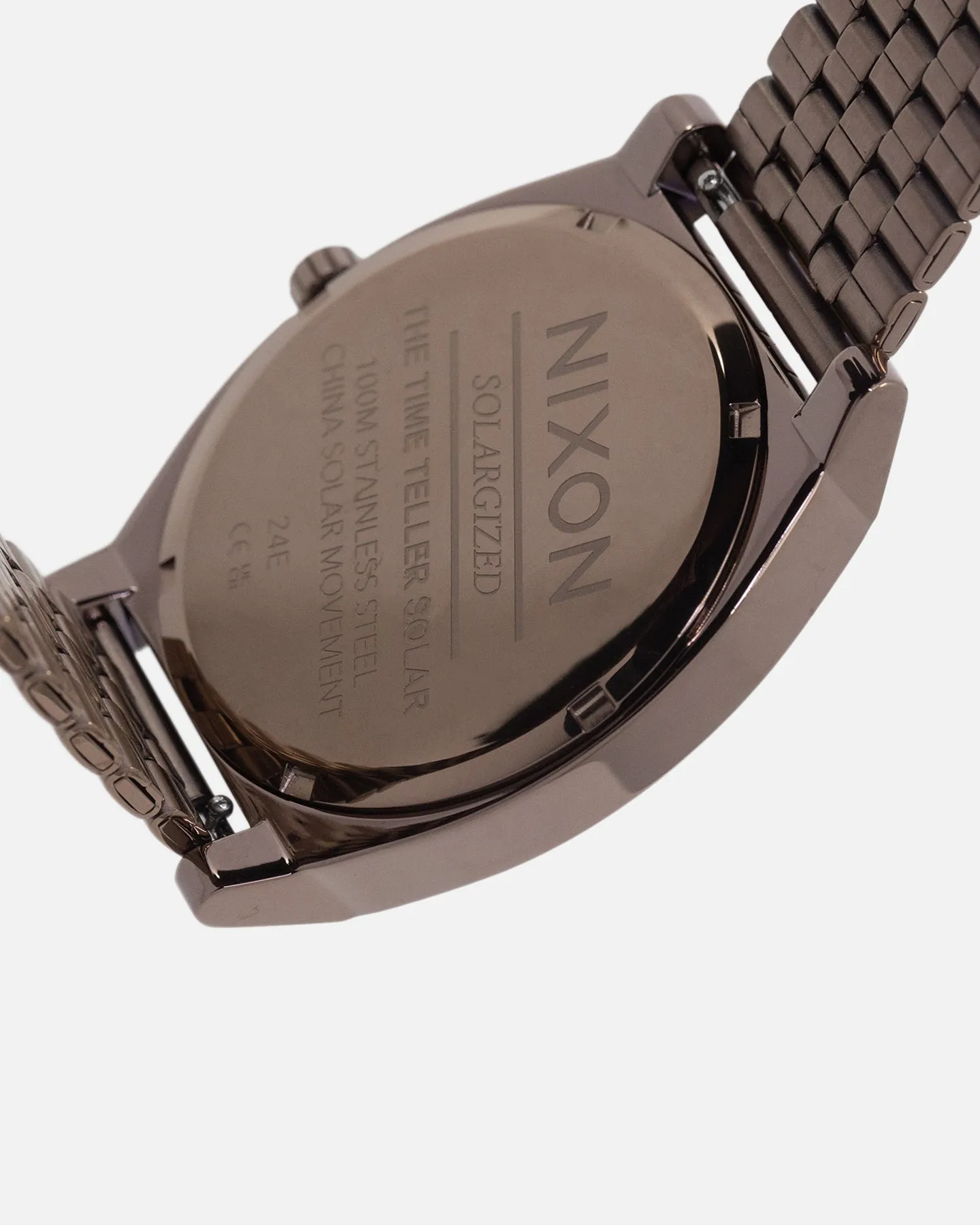 Nixon Time Teller Solar Watch Chocolate/Cappuccino