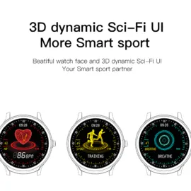 PA80 Polaroid Round Full Touch Fitness Watch