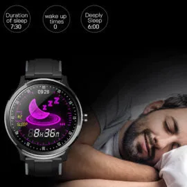 PA80 Polaroid Round Full Touch Fitness Watch