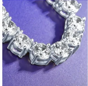 ROCK 4 MM One Row Tennis Chain | 960011 Bling Master Brass Metal Chain