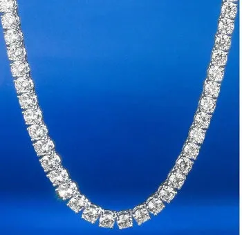 ROCK 4 MM One Row Tennis Chain | 960011 Bling Master Brass Metal Chain