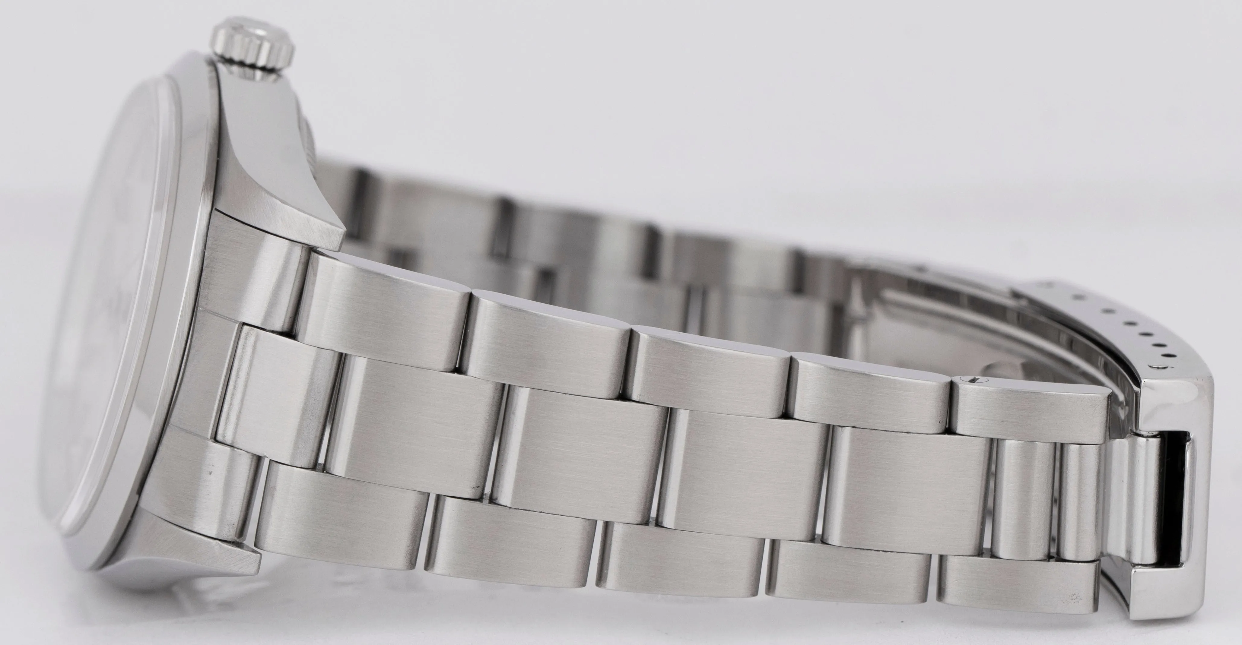 Rolex Air-King Precision Silver Stainless Steel 34mm Automatic Watch 14000M