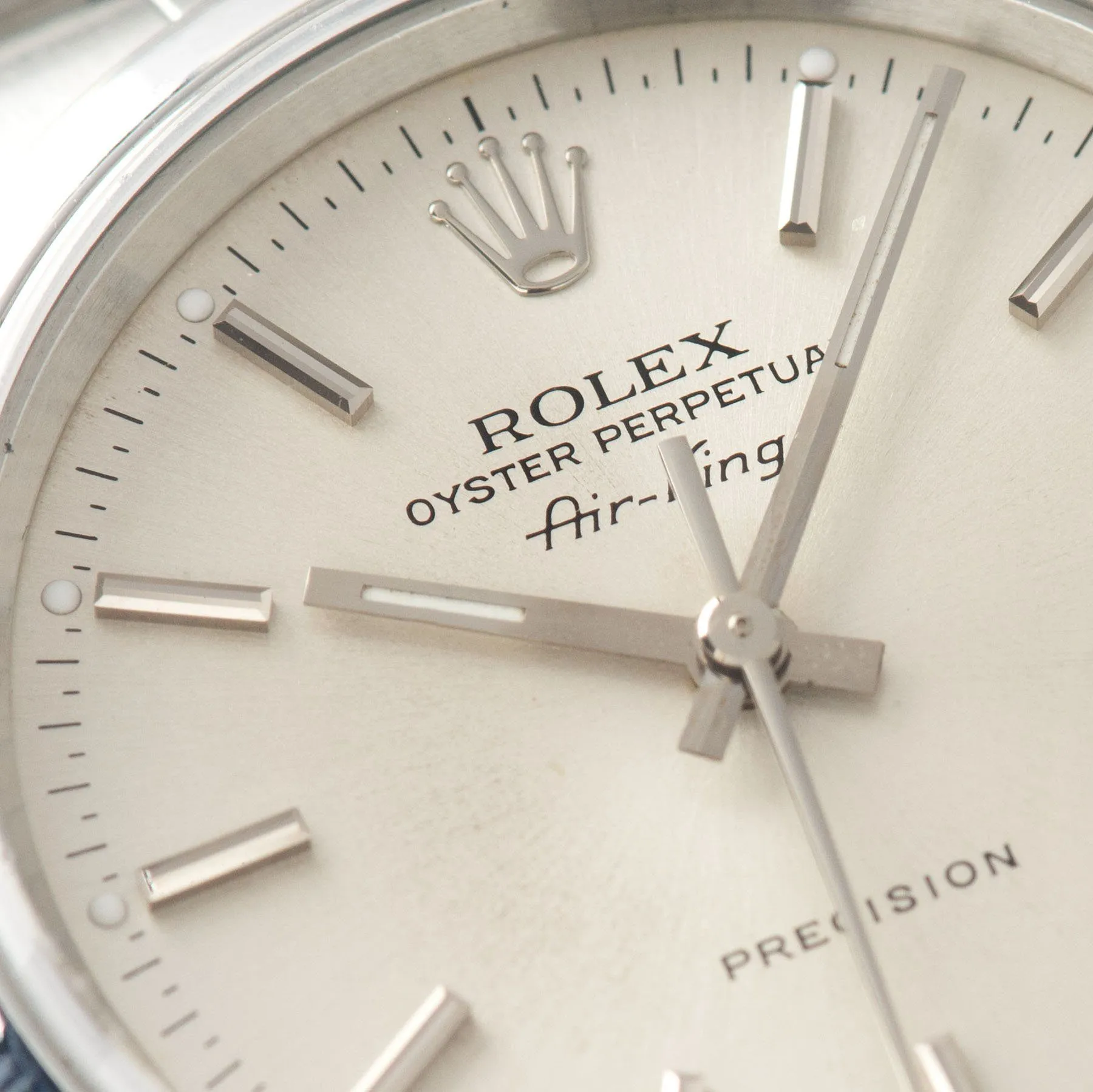 Rolex Air King Silver Soleil Dial  Ref 14000
