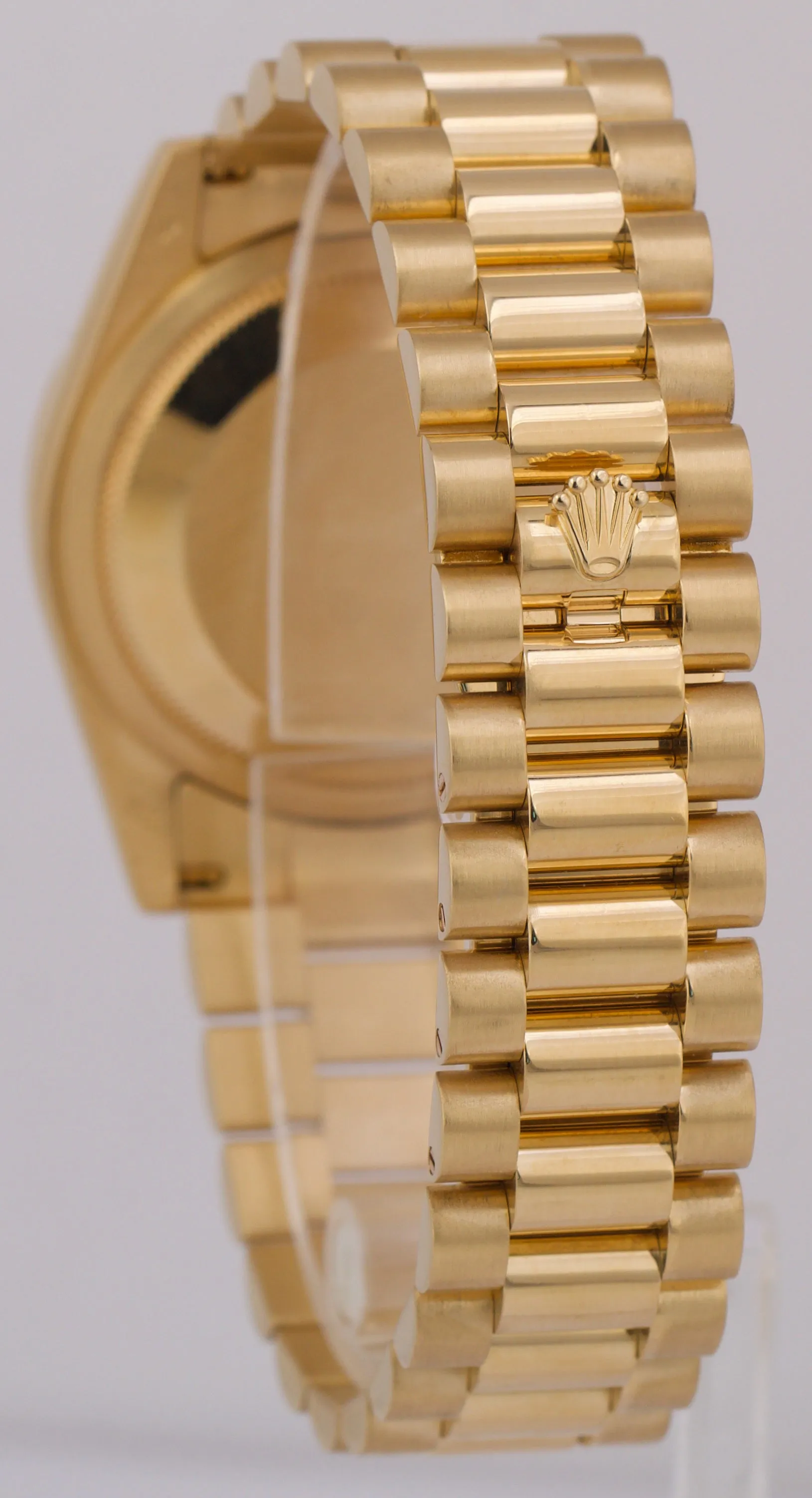 Rolex Day-Date President CHAMPAGNE ROMAN 36mm REHAUT 18K Gold NEW BUCKLE 118238