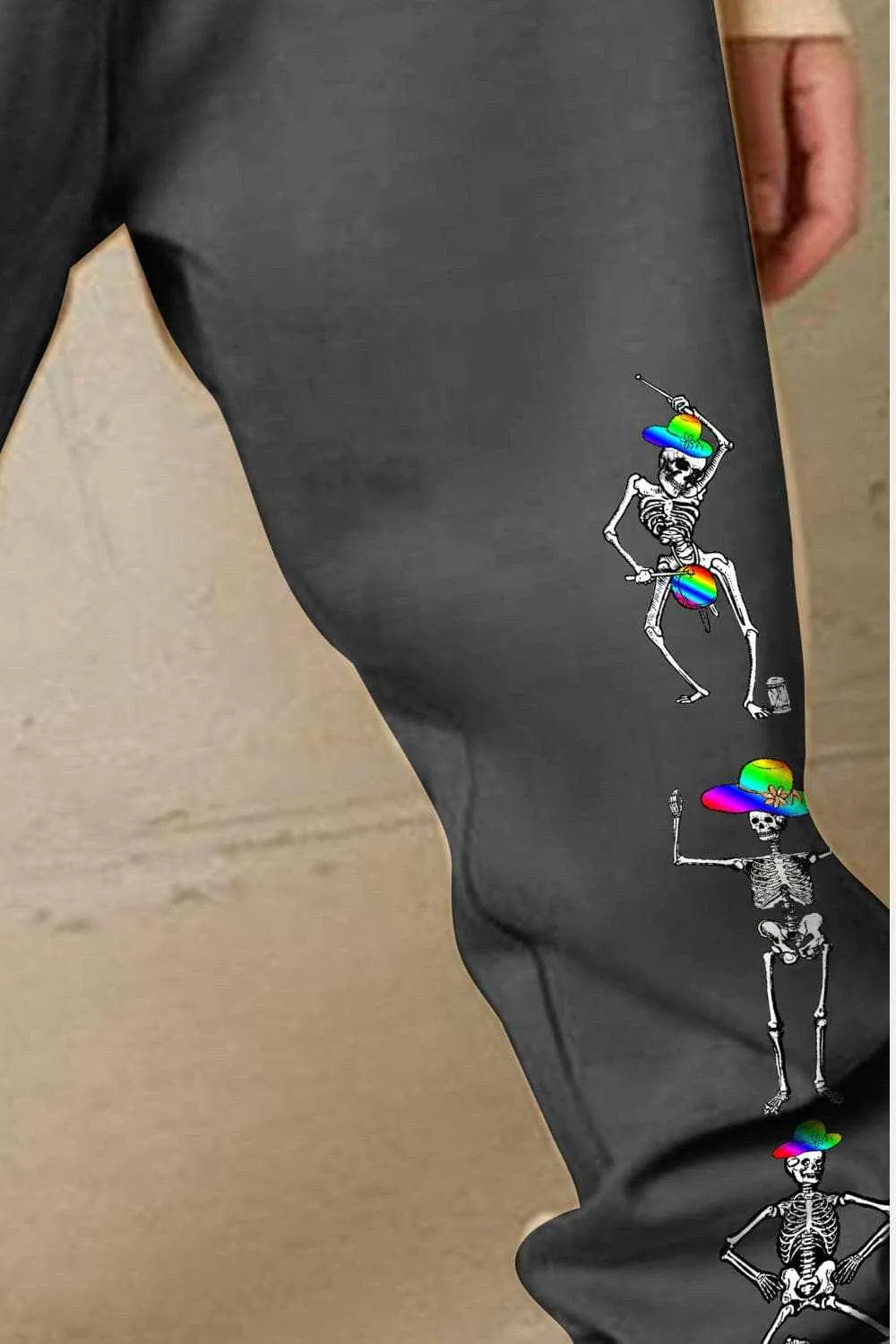 Simply Love cozy skeleton sweatpants