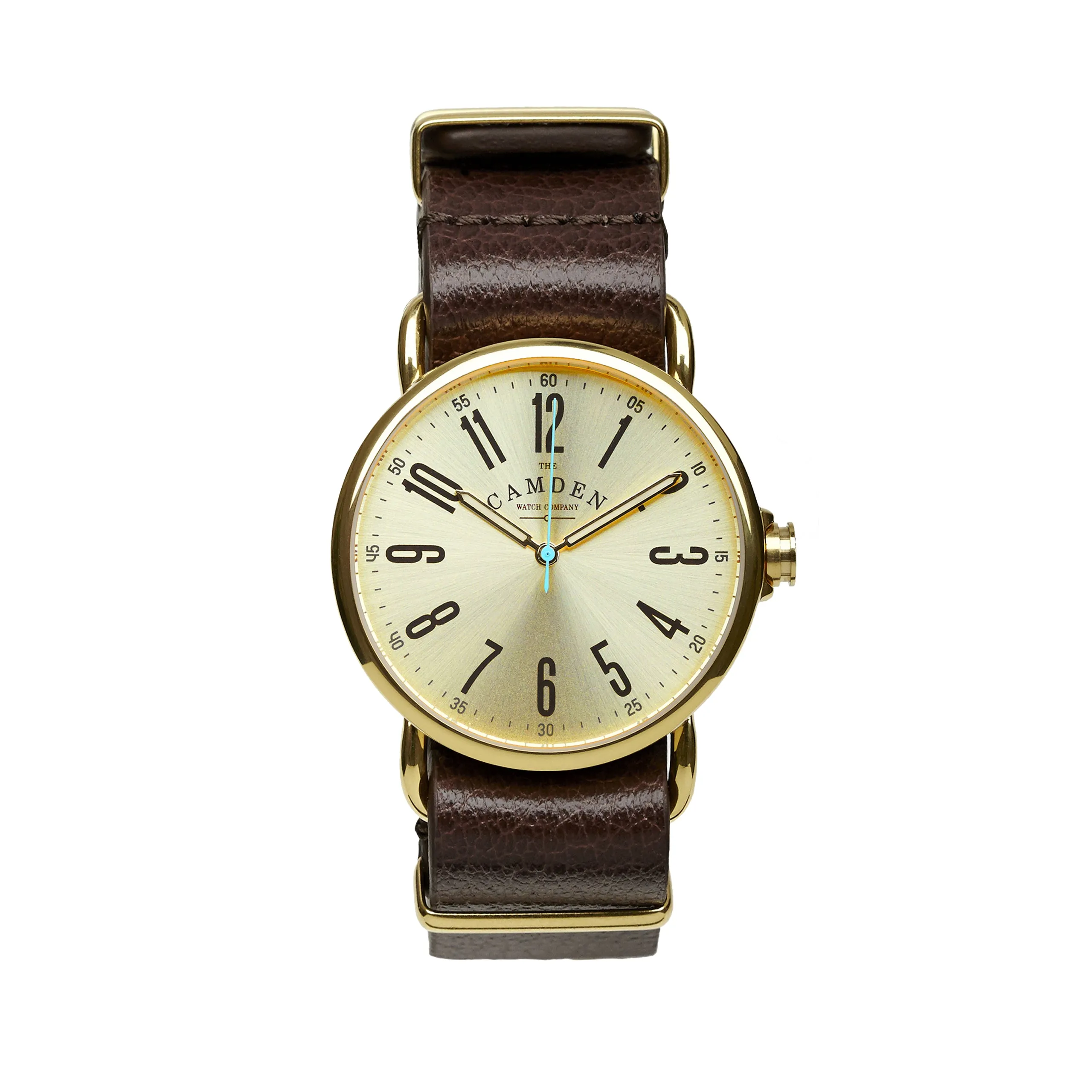 SMALL No.88 Gold and Brown Leather