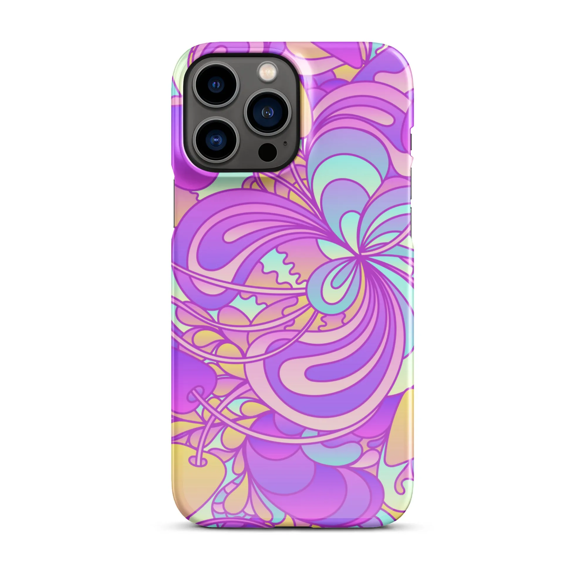 Snap case for iPhone PURPLE DELICA