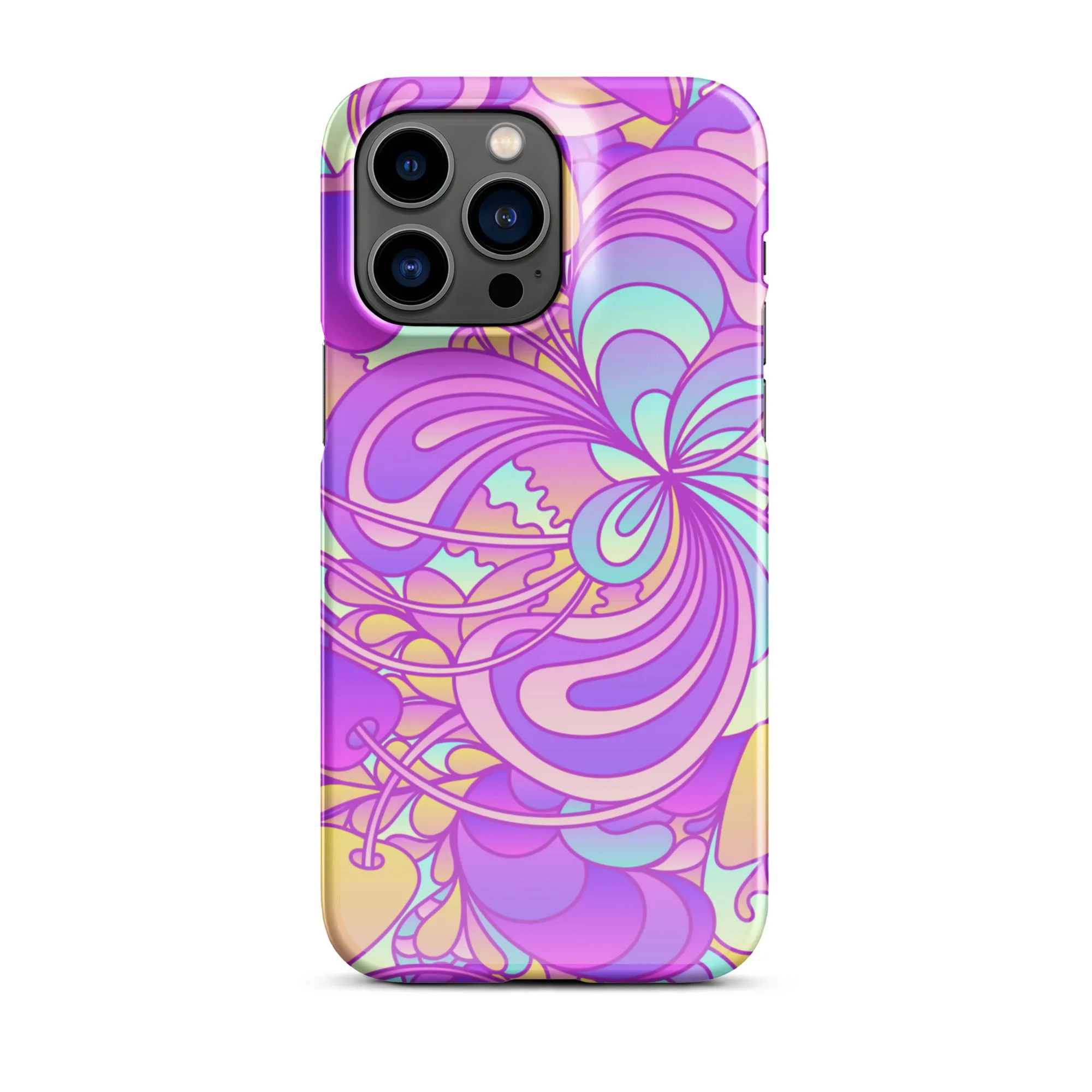 Snap case for iPhone PURPLE DELICA