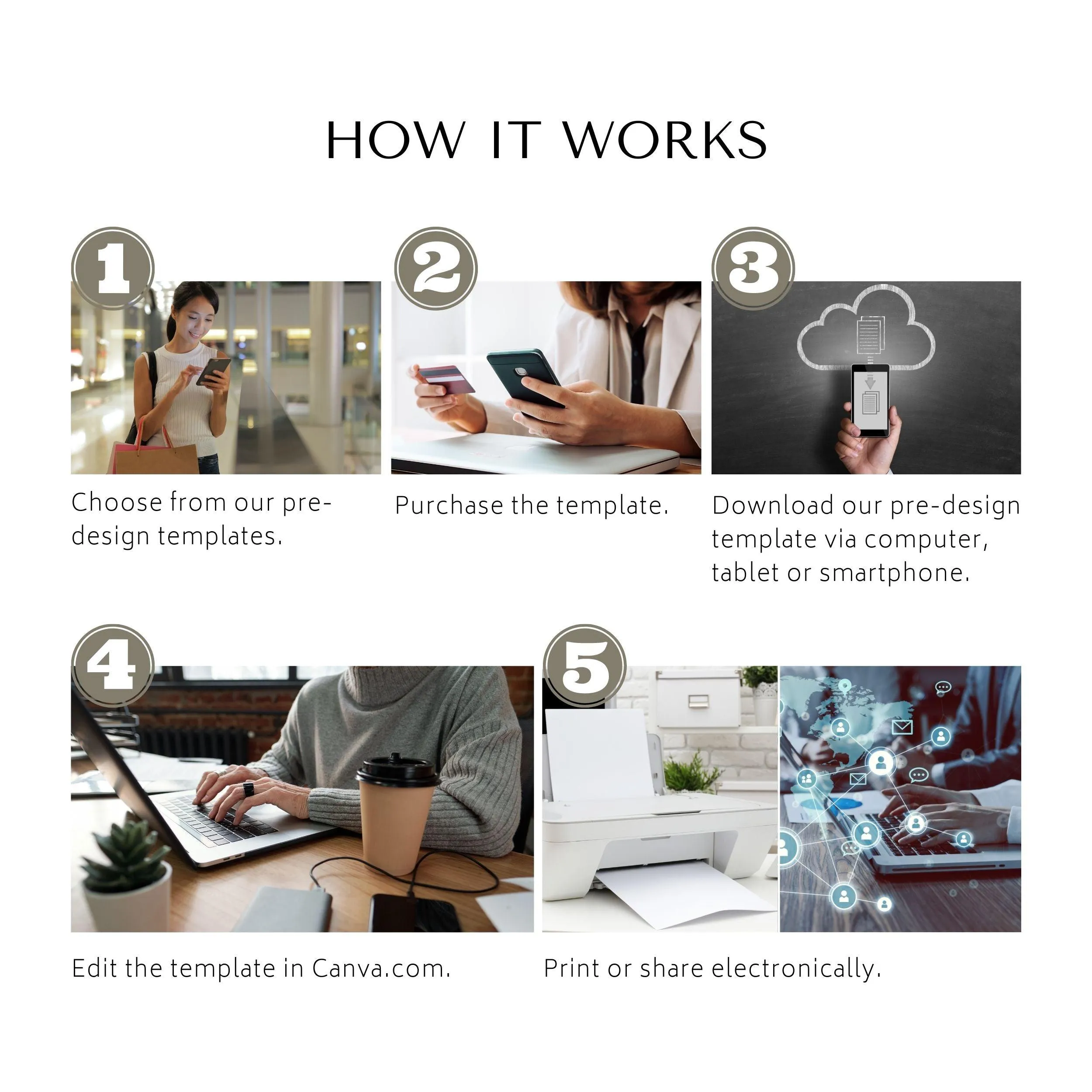 Spanish Customizable Candle Care Template Card |