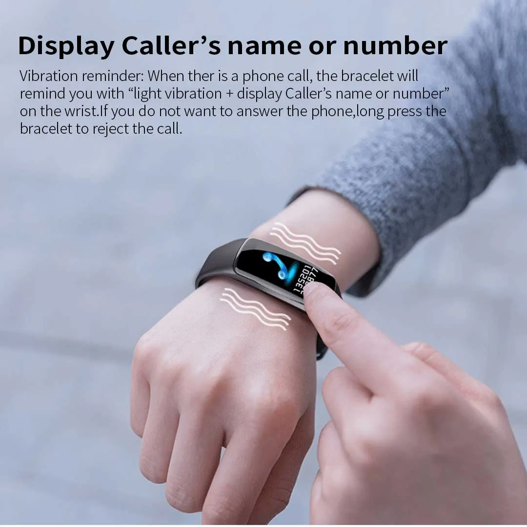 Sport Monitor Wrist Touch Fitness Tracker Smart Watch - Blue - Premium