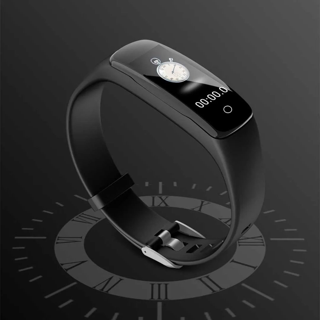 Sport Monitor Wrist Touch Fitness Tracker Smart Watch - Blue - Premium