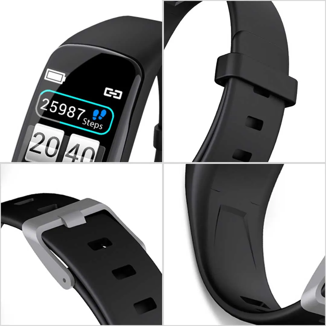 Sport Monitor Wrist Touch Fitness Tracker Smart Watch - Blue - Premium