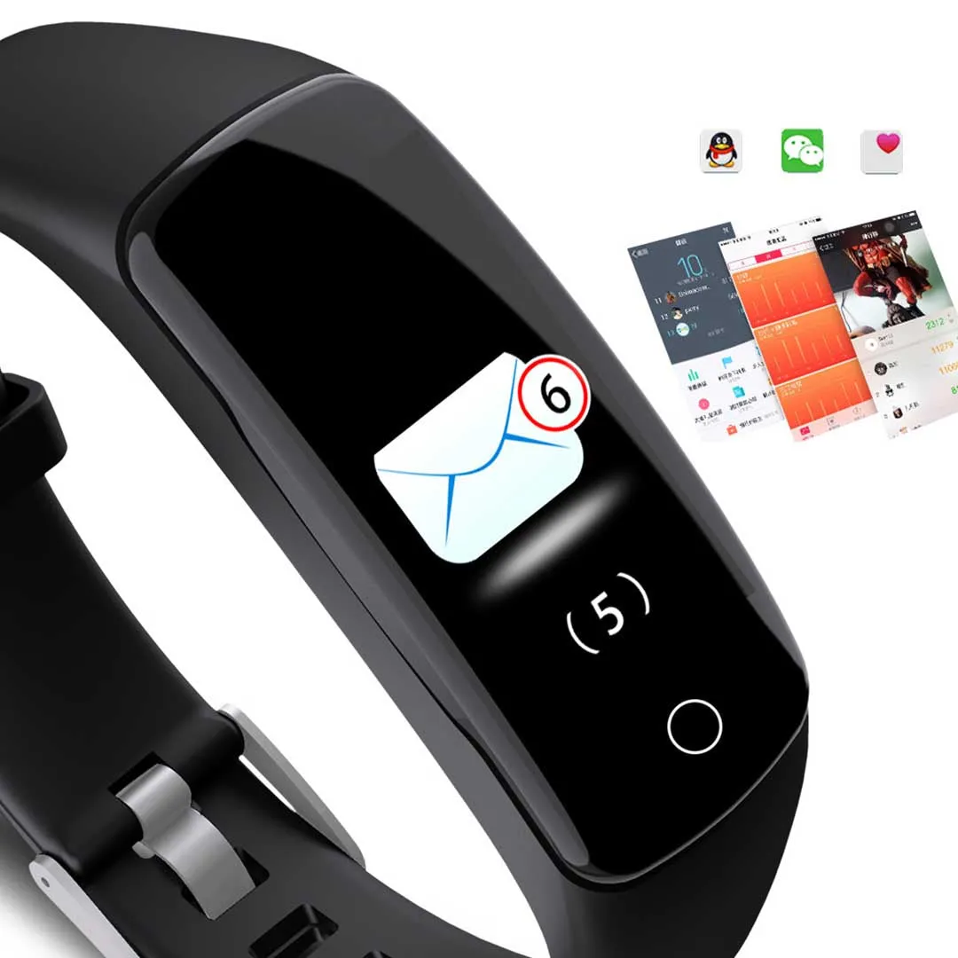 Sport Monitor Wrist Touch Fitness Tracker Smart Watch - Blue - Premium